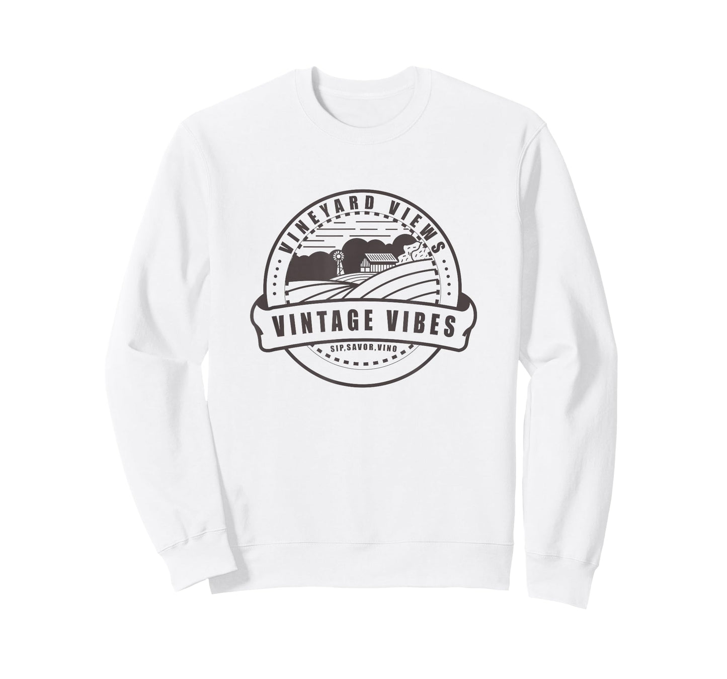 Vineyard Views Vintage Vibes Winery Farm Vines T-Shirt