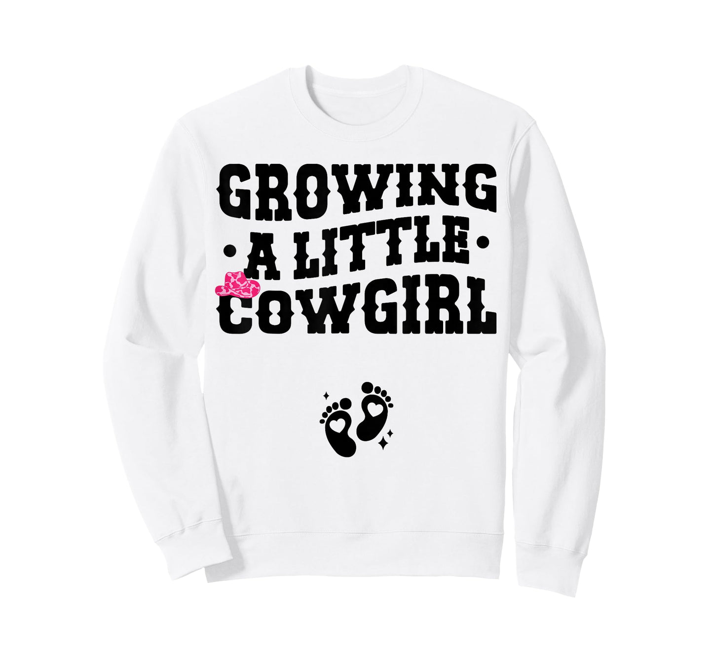 Growing a Little Cowgirl - Country Pregnancy Announcement T-Shirt