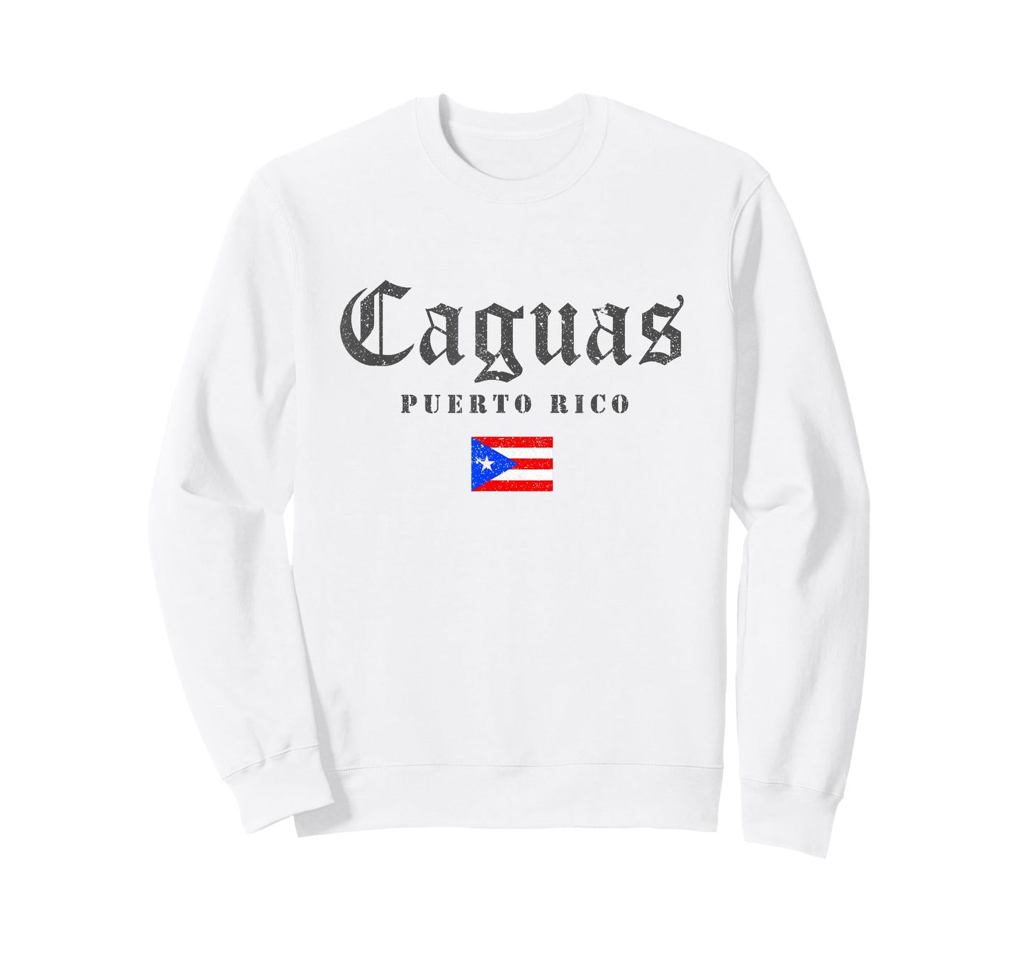 Vintage Caguas Puerto Rico Flag Pride Home Root Travel T-Shirt