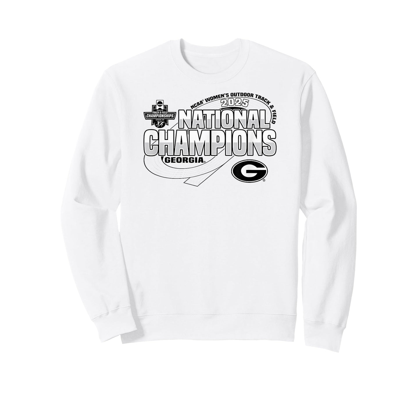 Georgia Bulldogs W Outdoor Track&Field National Champs 2025 T-Shirt