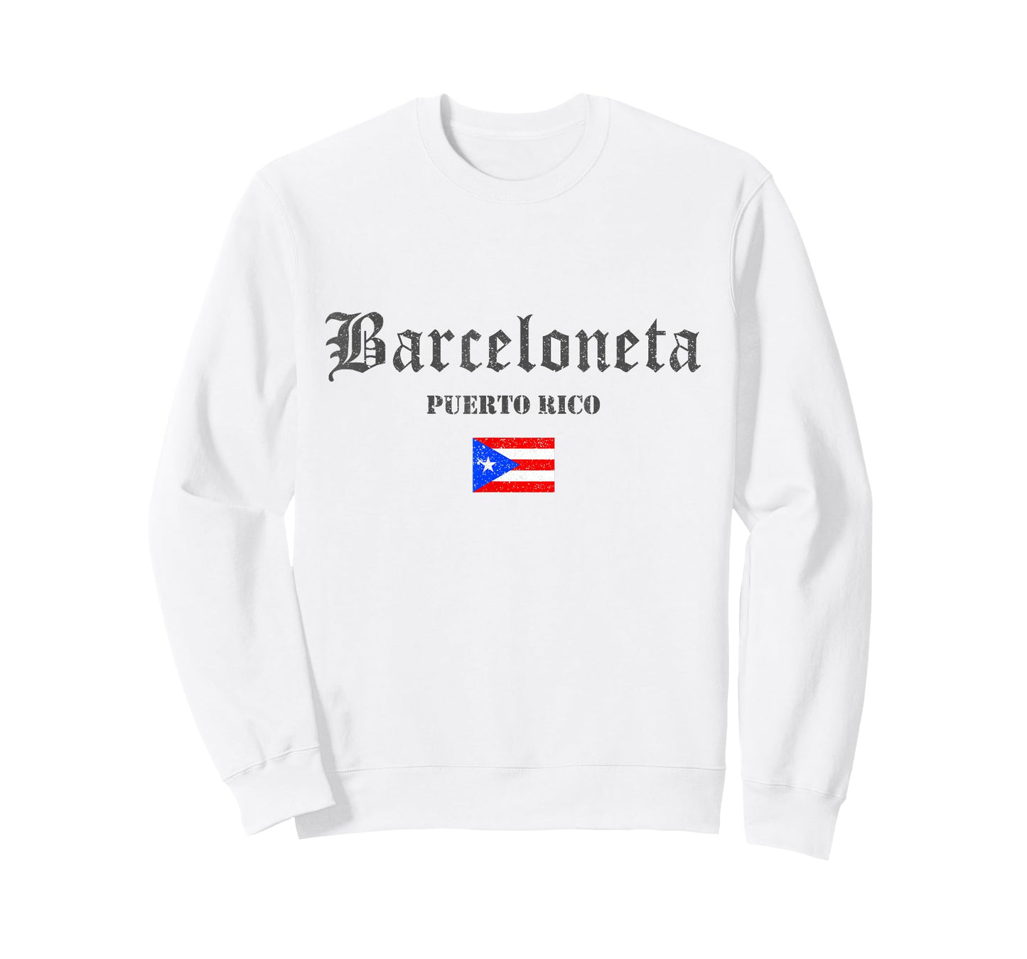 Vintage Barceloneta Puerto Rico Flag Pride Home Root Travel T-Shirt