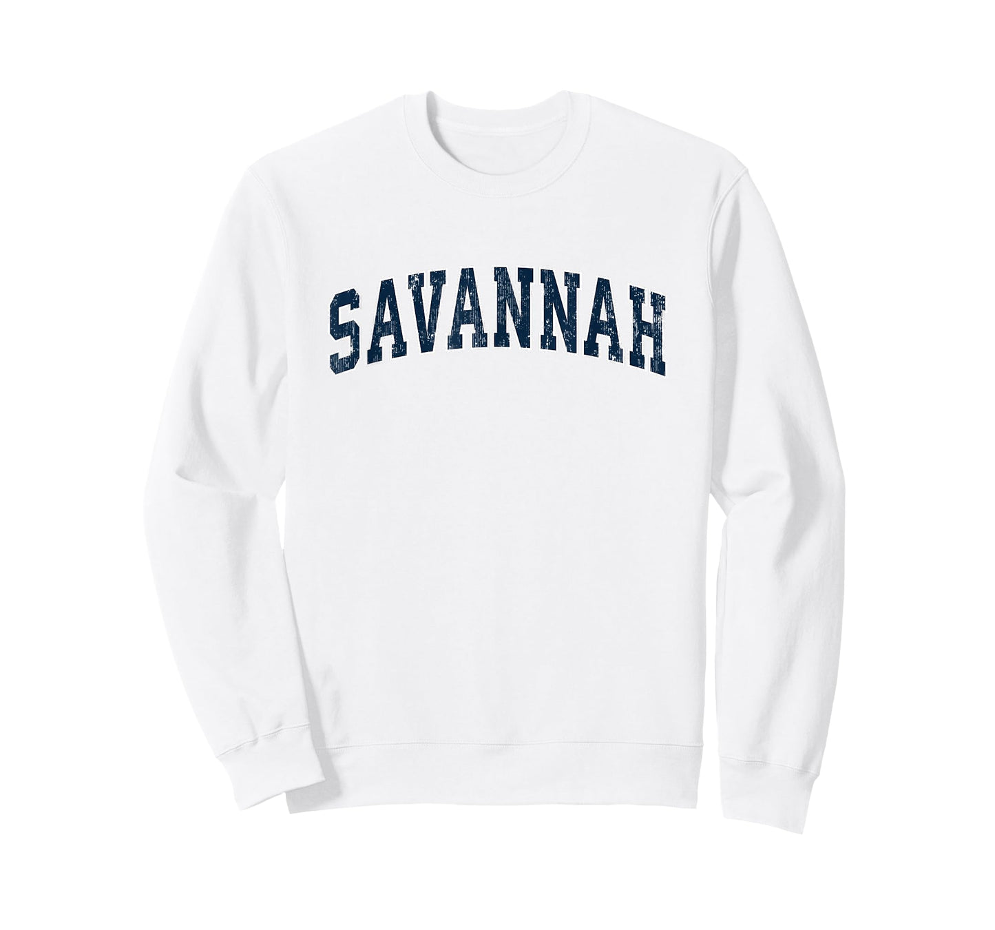 Savannah Georgia GA Vintage Sports Design Navy Design T-Shirt