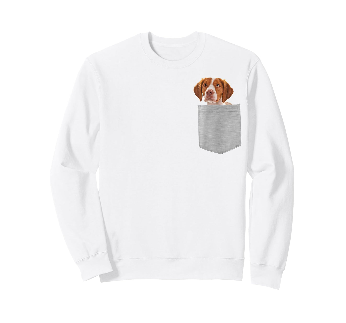 Dog in Your Pocket Brittany Men Women Girls Kids T-Shirt