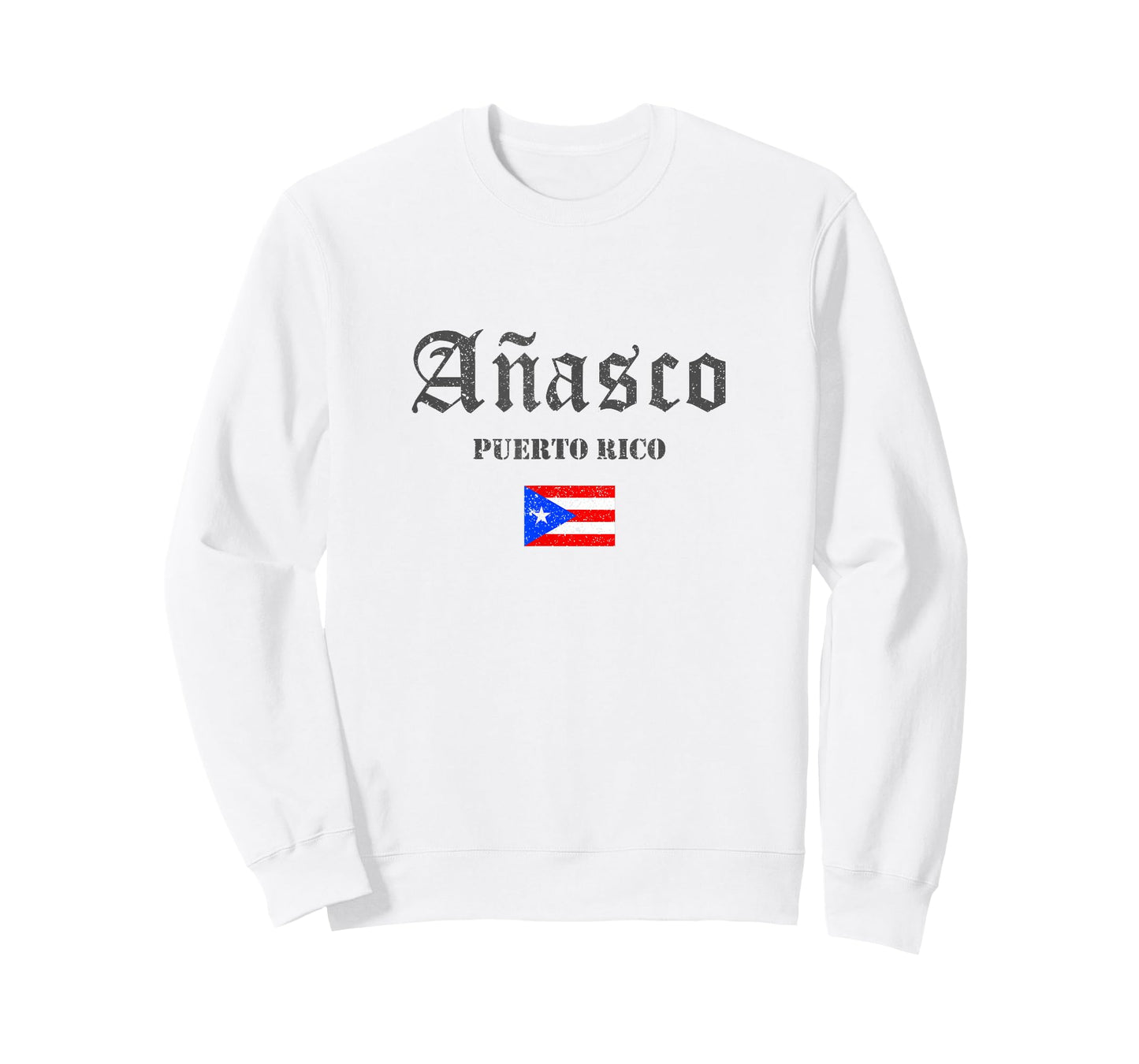 Vintage Añasco Puerto Rico Flag Pride Home Root Travel T-Shirt