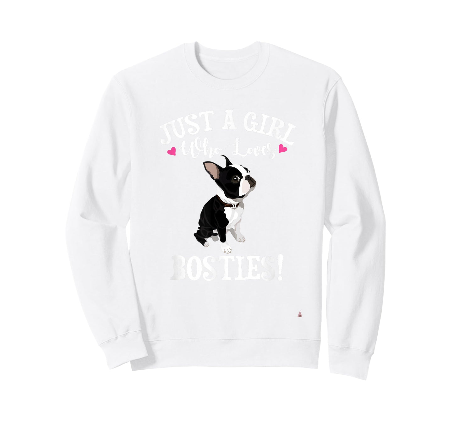 Womens Kids Girl Who Loves Boston Terrier Lover T-Shirt