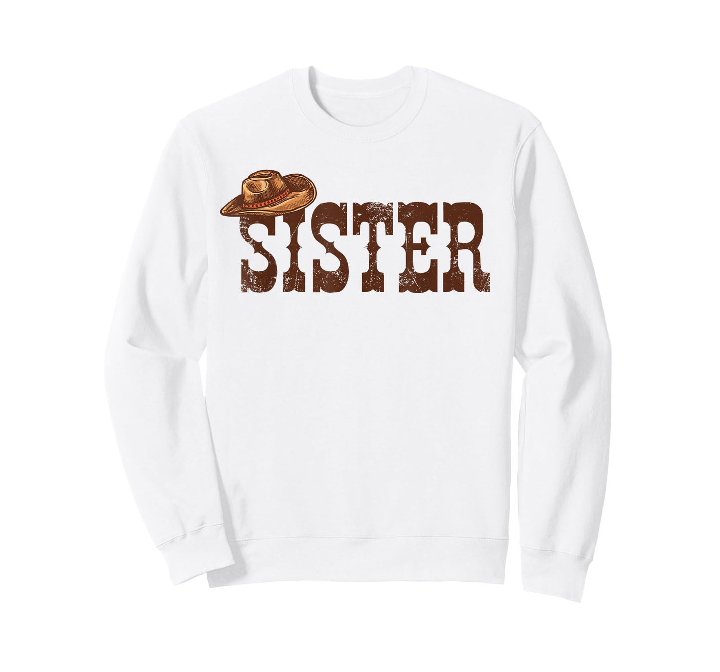 Sister Western Family Matching Birthday Cowboy Cowgirl T-Shirt