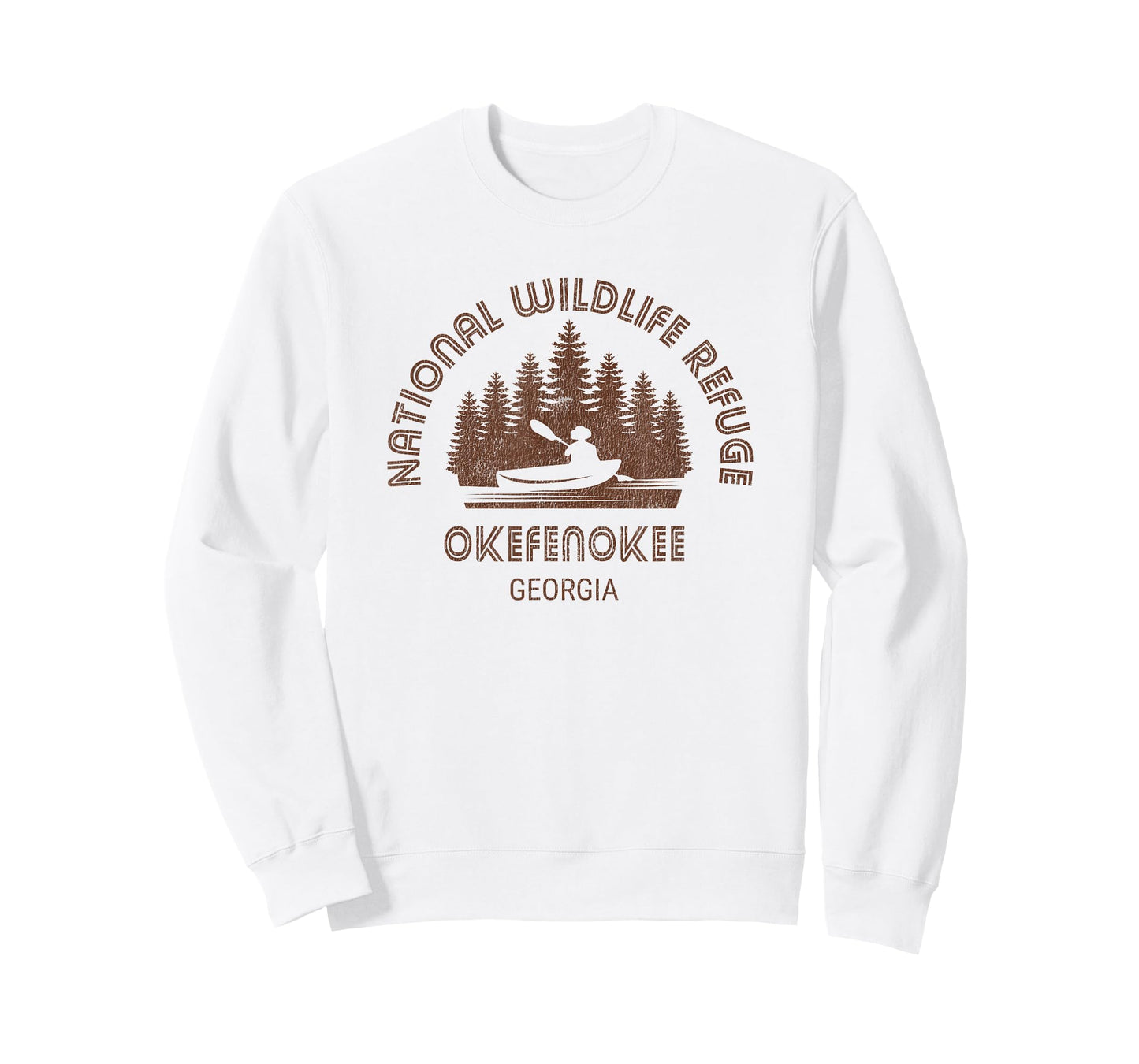 Okefenokee T-Shirt Georgia Wildlife Refuge Canoe Shirt T-Shirt