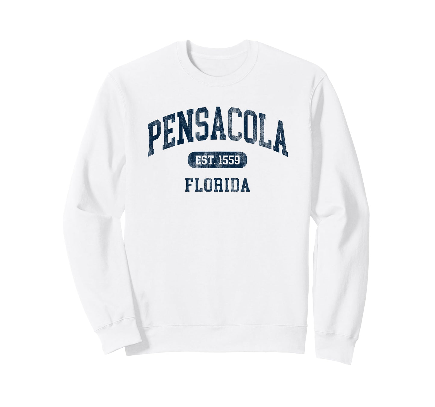 Vintage Pensacola FL Est 1559 Retro Preppy Throwback Mens T-Shirt