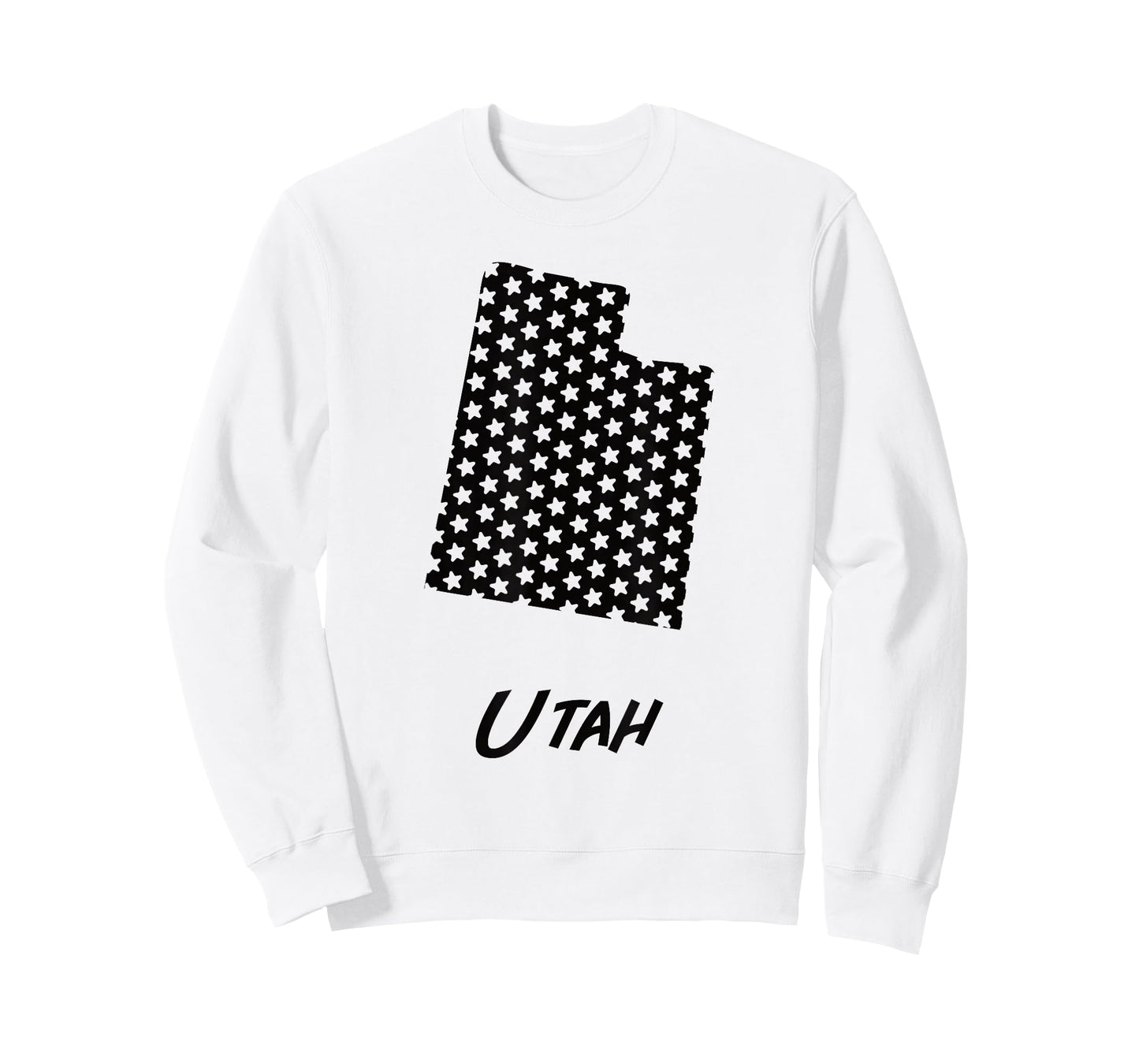 Utah USA State Outline Stars Vintage Retro Design T-Shirt