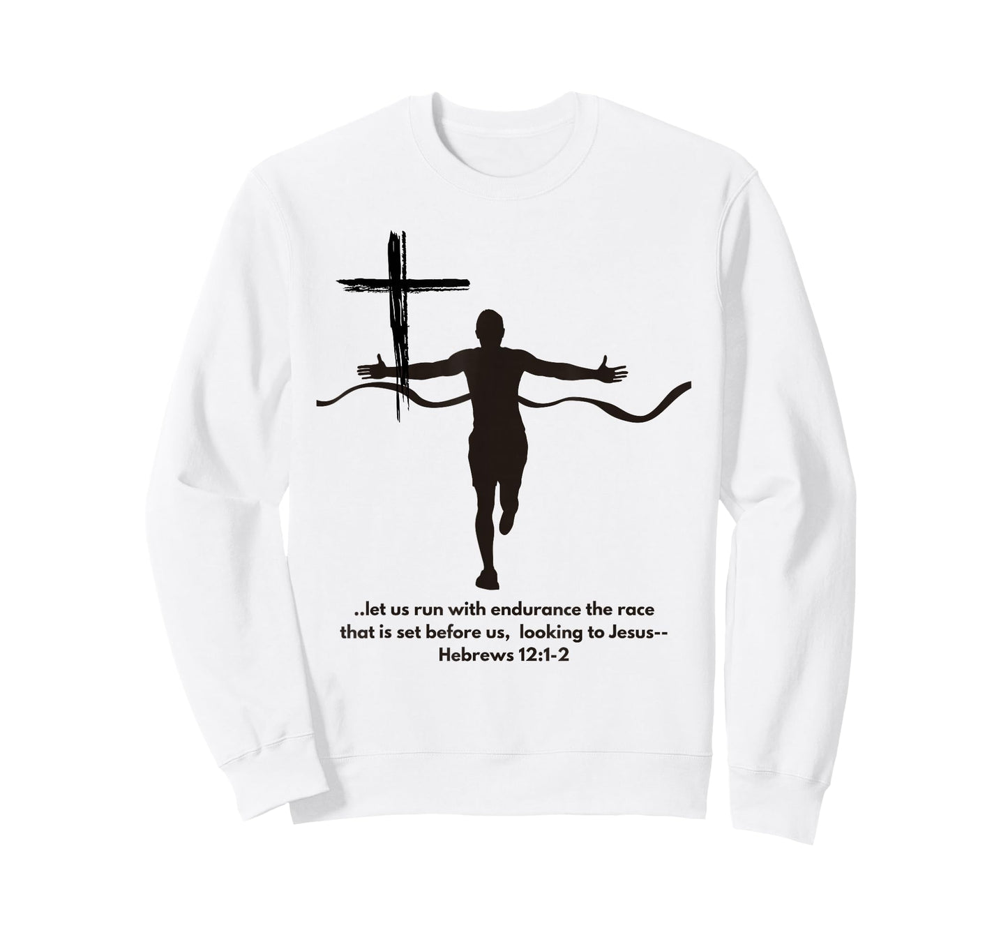 Faith and Running Marathon Jogging Cross Country Christian T-Shirt
