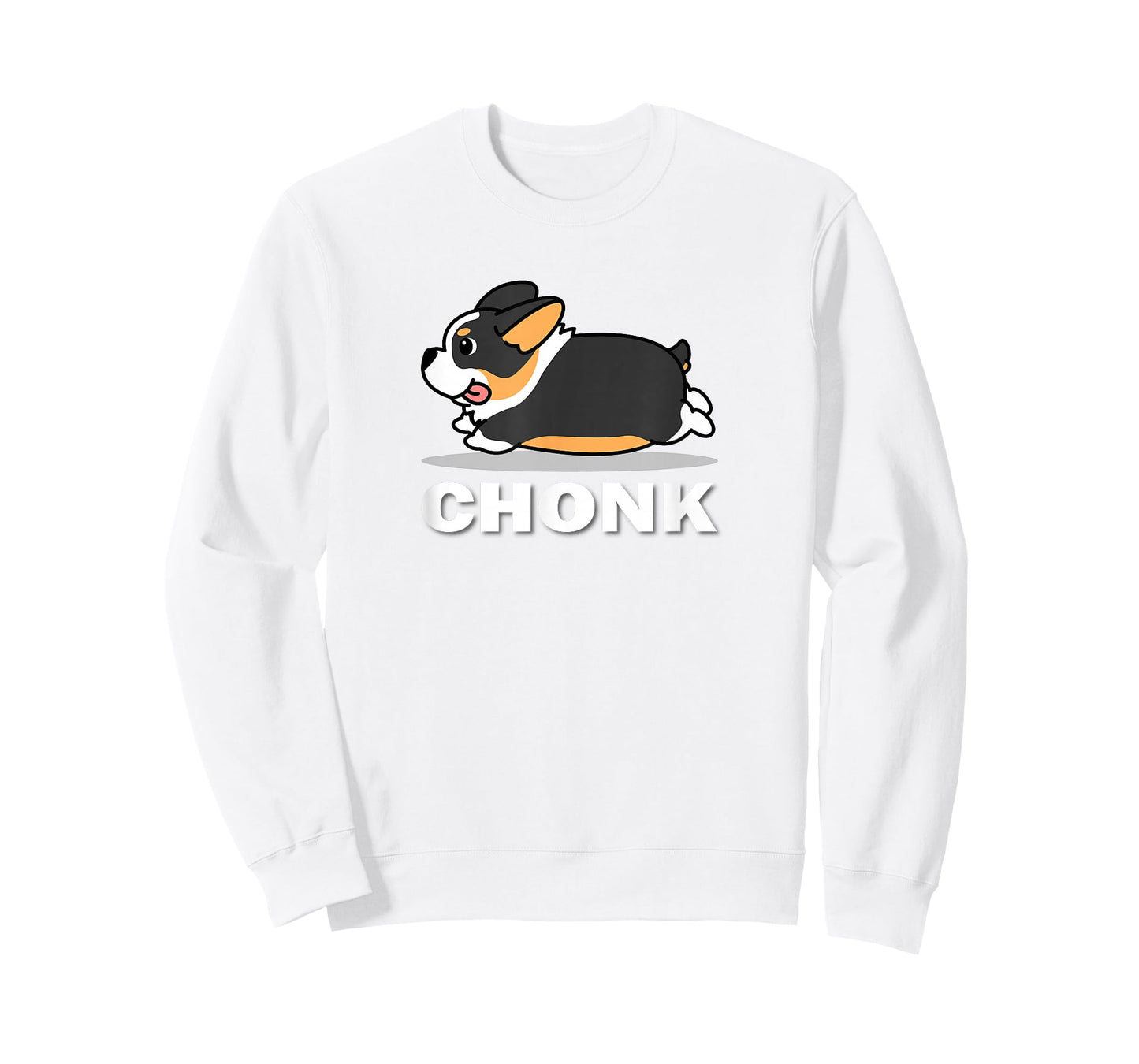 Funny Kids Kawaii Fat Chonk Black Tricolor Corgi Dog Lover T-Shirt