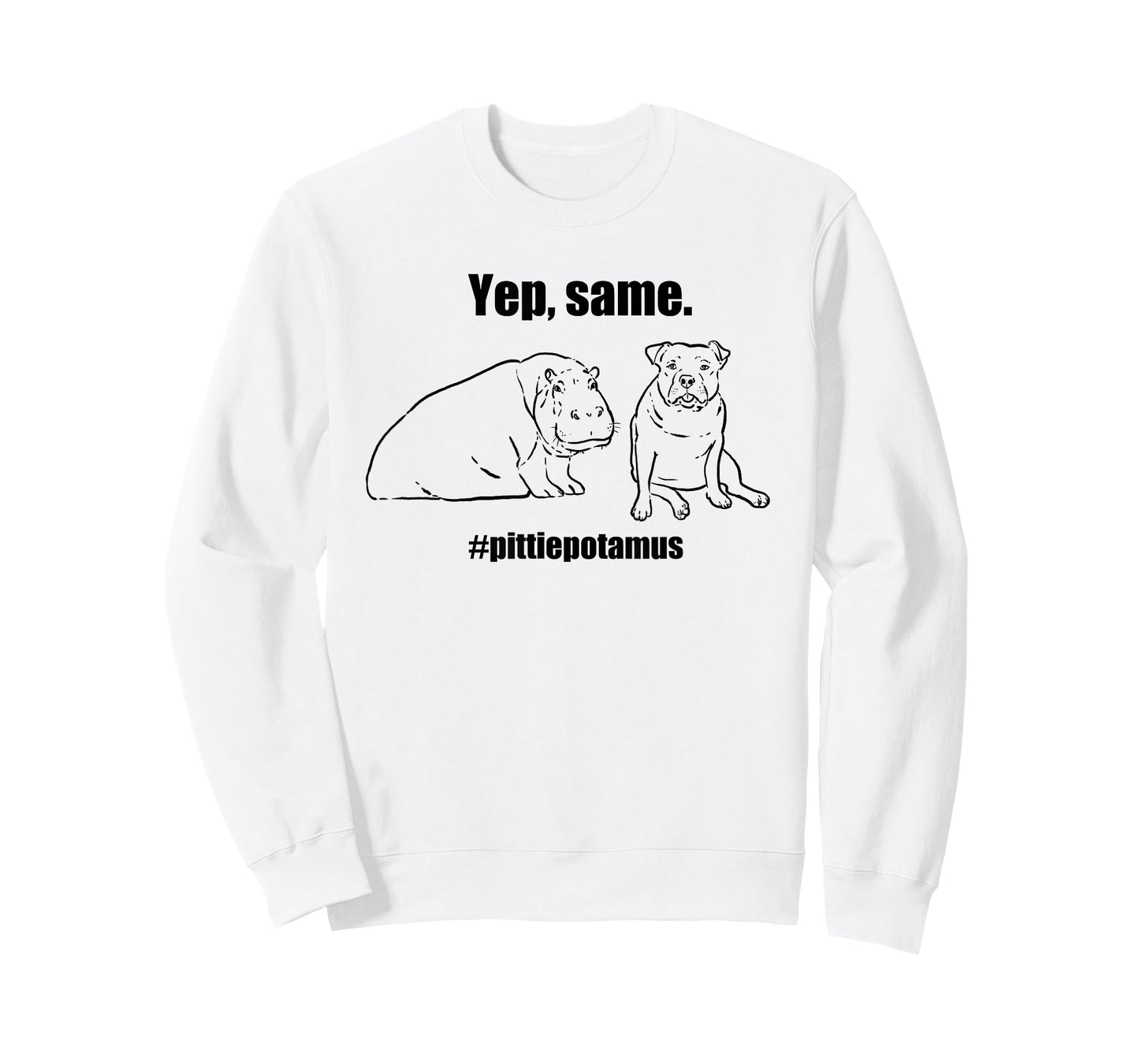 Original Sock Dogs, Pittiepotamus, Funny Pitbull, Pittie Lovers Unisex-Adult T-Shirt