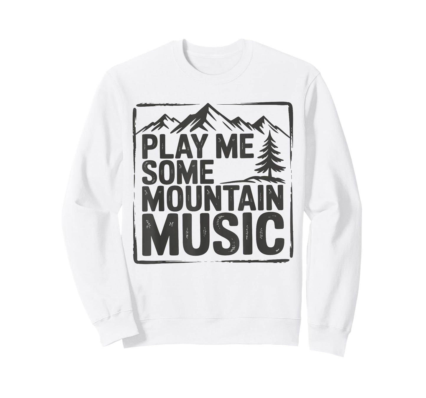 Play Me Some Mountain Music Retro Country Western T-Shirt