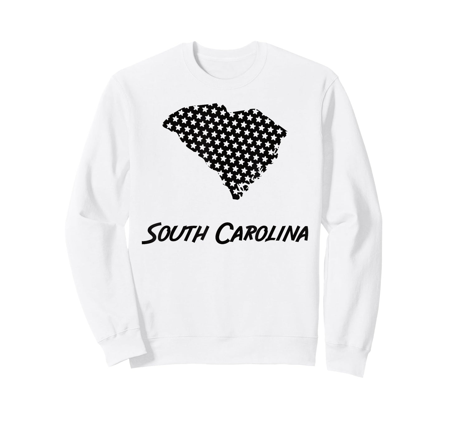 South Carolina USA State Outline Stars Vintage Retro Design T-Shirt