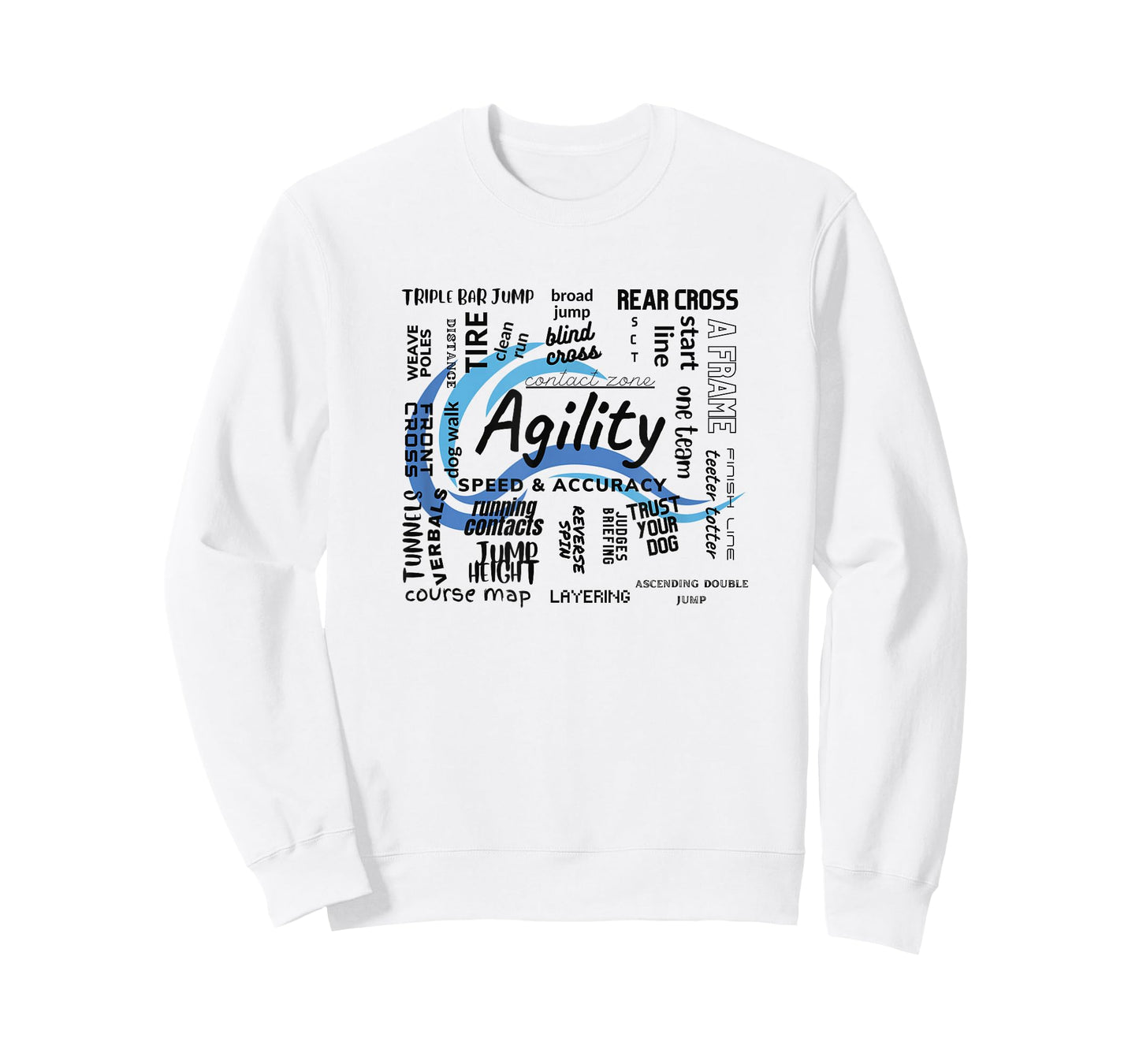 Dog Agility Word Cloud Essential Gear T-Shirt