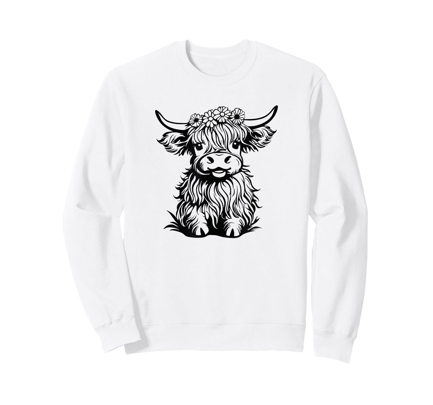 Highland Cow Cute Design for Women Western Fashion Country T-Shirt
