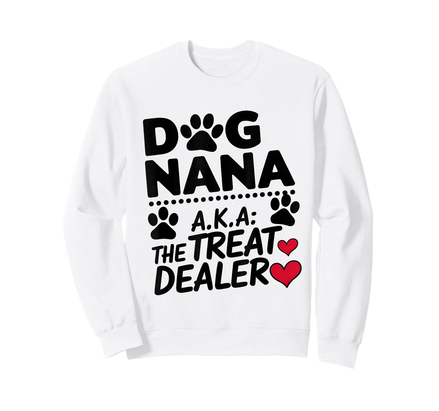 Dog Nana The Treat Dealer Pet Lover Grandma Mothers Day T-Shirt