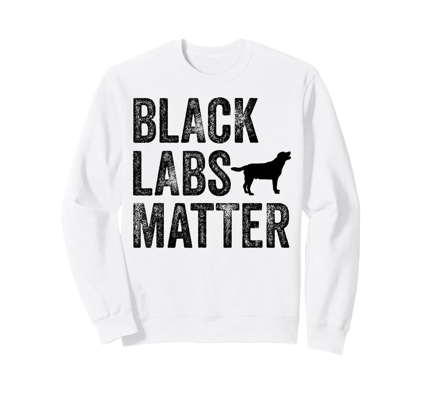 Black Labs Matter Labrador Dog Lover Owner Distressed Retro Men Women T-Shirt