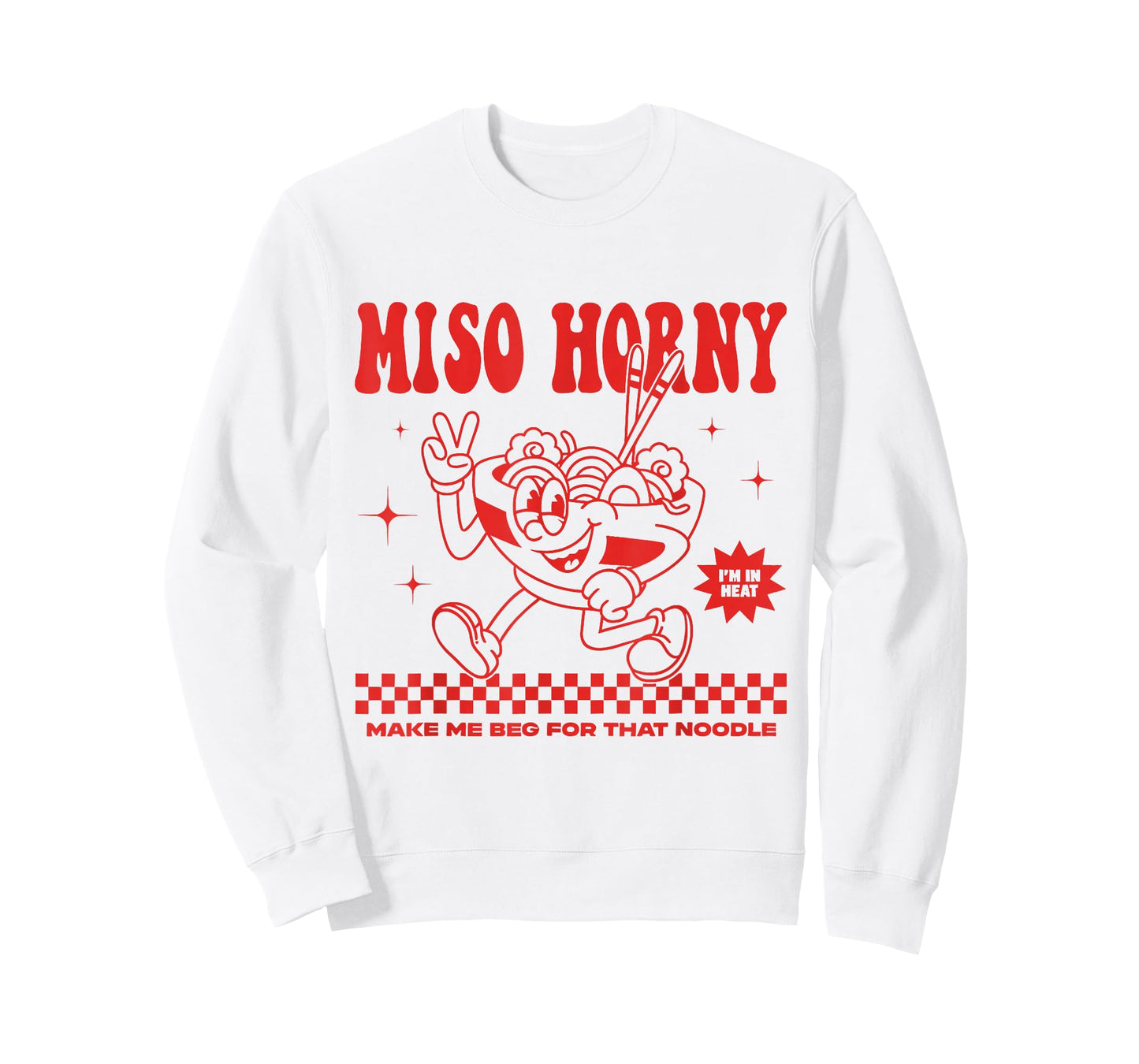 Miso Horny Ramen Graphic Funny Japanese Noodle T-Shirt
