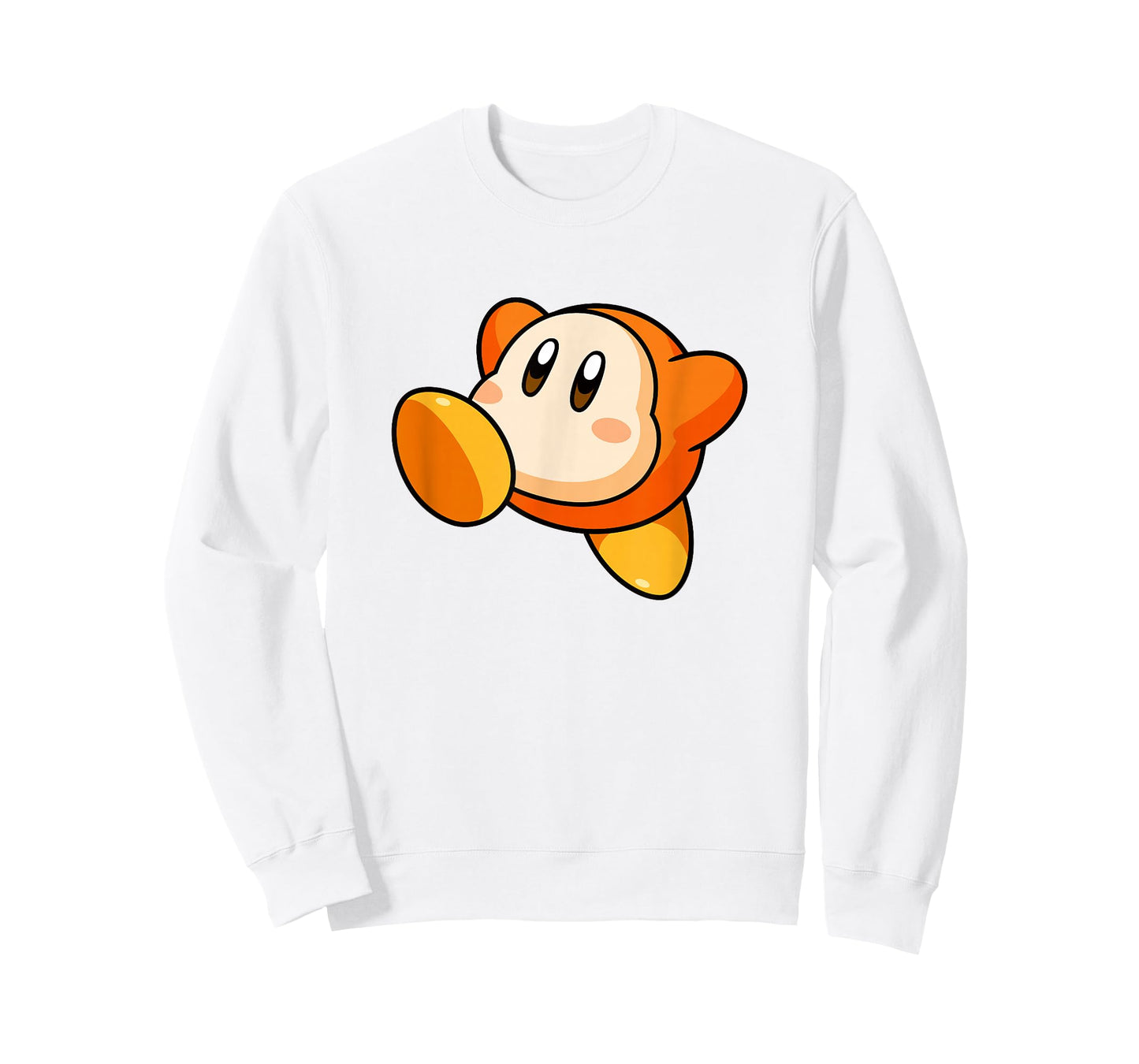 Kirby Cute Waddle Dee Jumping Around Big Nintendo Icon T-Shirt