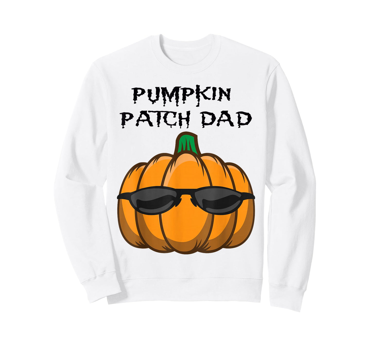 Pumpkin Patch Dad Halloween Outfit Funny Jack O Lantern T-Shirt
