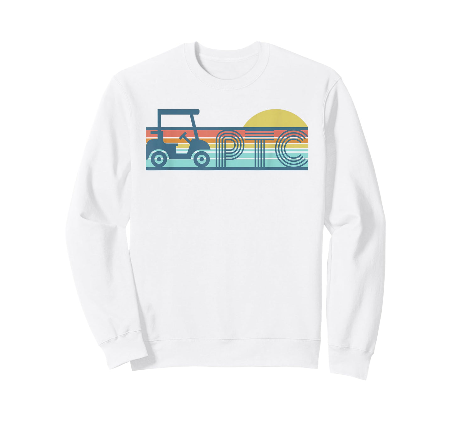 Golf Cart Sunshine Vibe Fun PTC T-Shirt