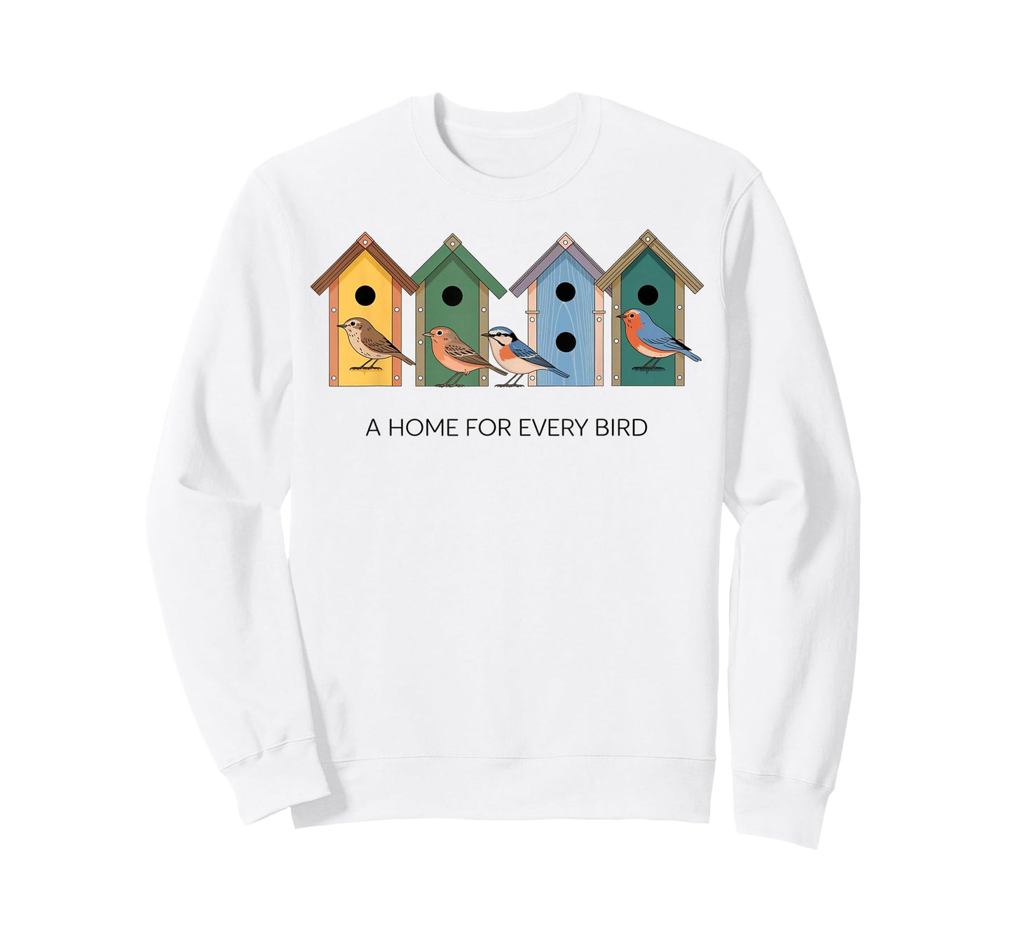 A Home for Every Bird Colorful Birdhouses T-Shirt