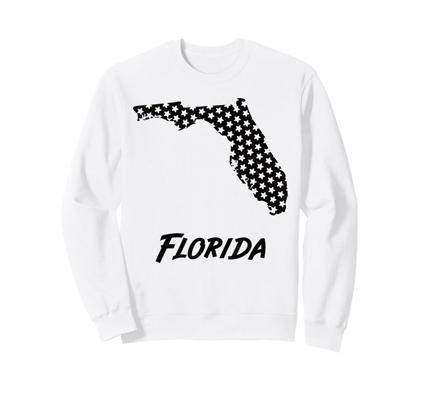 Florida USA State Outline Stars Vintage Retro Design T-Shirt