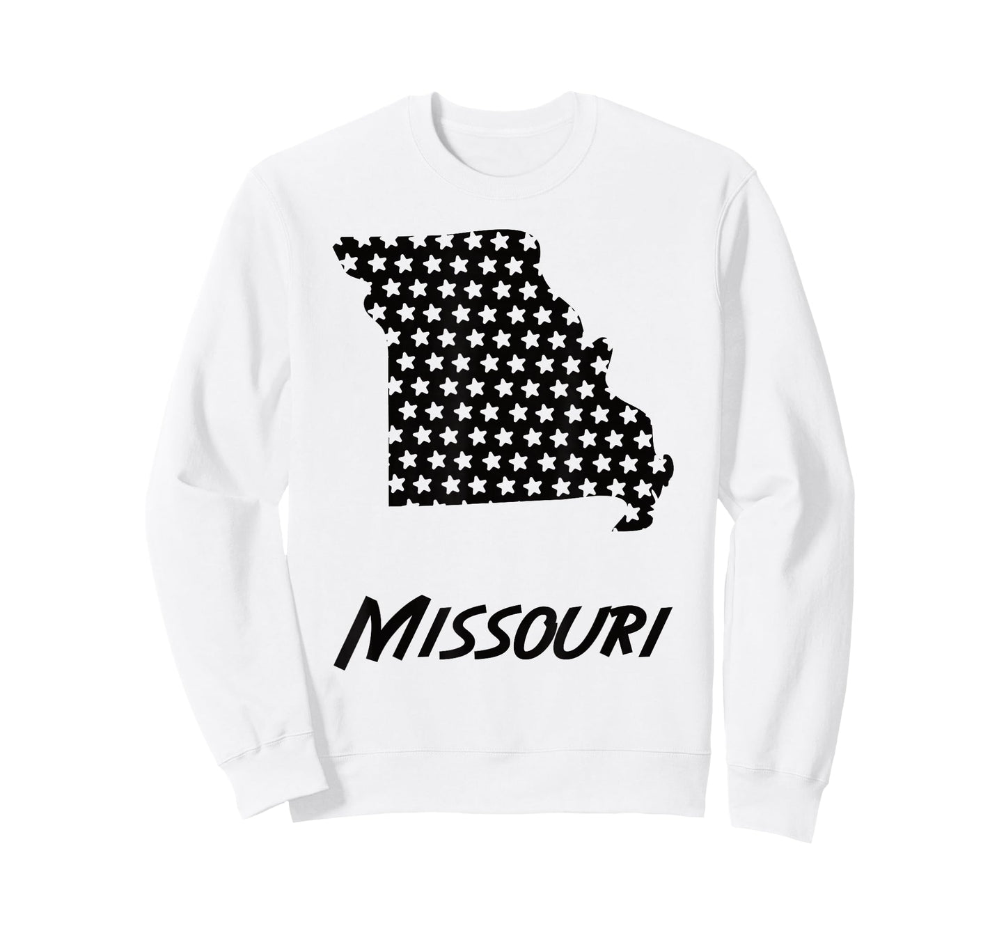 Missouri USA State Outline Stars Vintage Retro Design T-Shirt