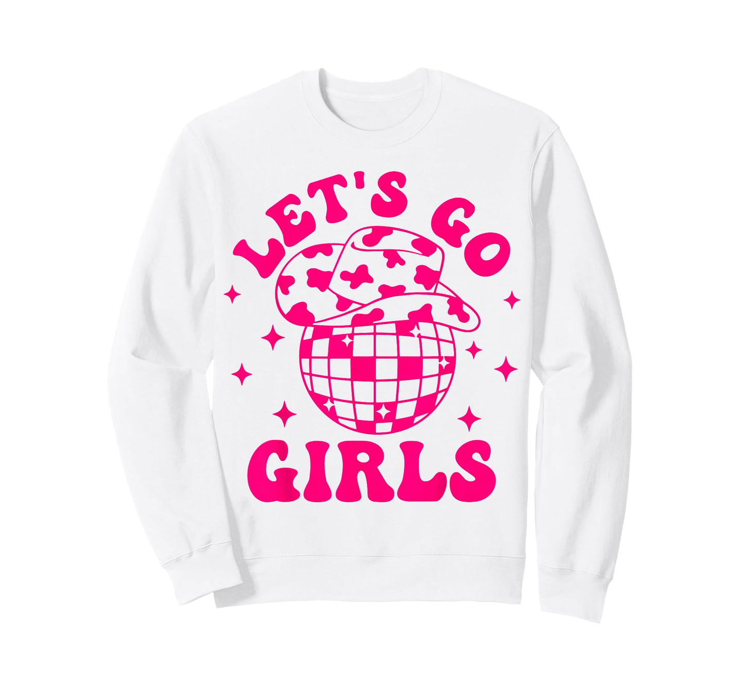 Let's Go Girls Disco Ball Western Country Southern Cowgirl T-Shirt