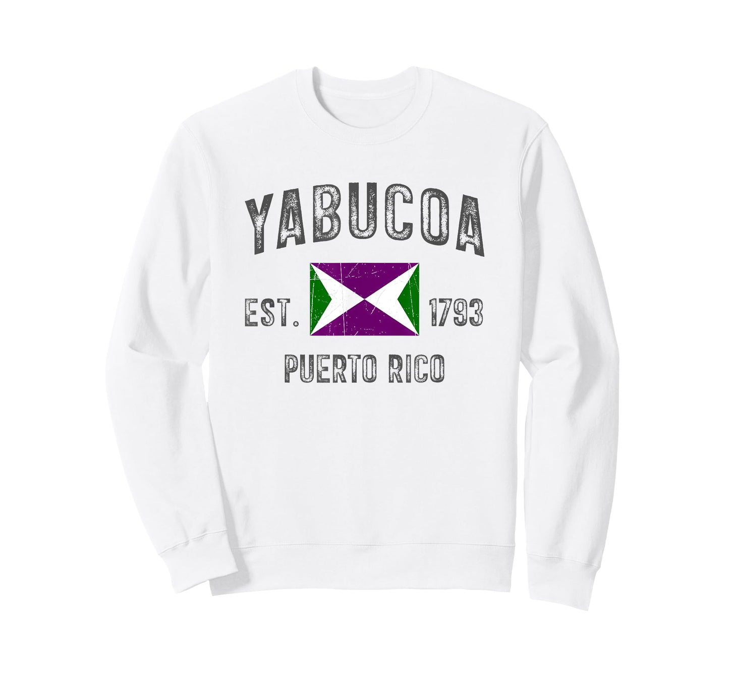 Vintage Yabucoa EST.1793 Puerto Rico Flag Design T-Shirt