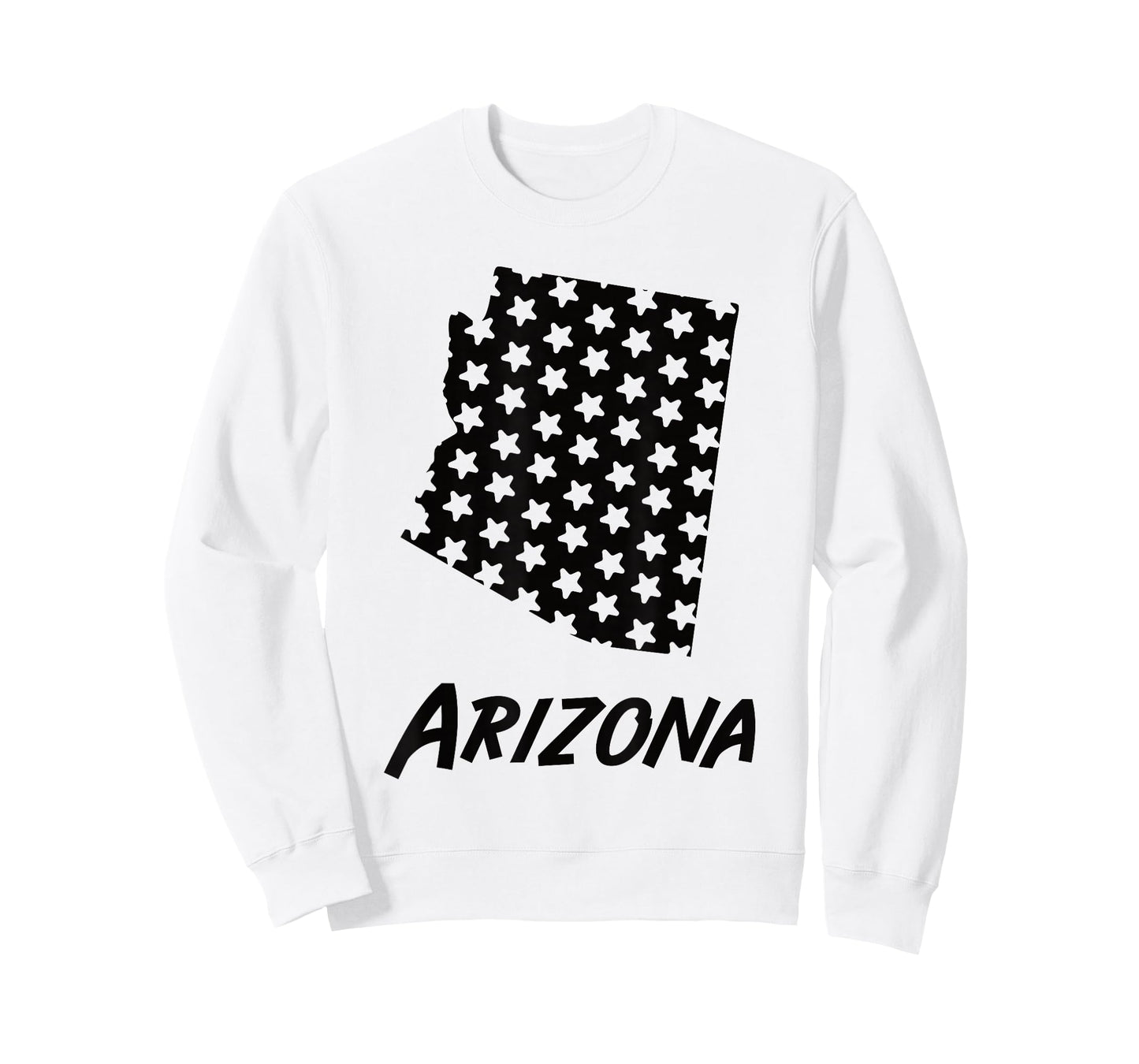 Arizona USA State Outline Stars Vintage Retro Design T-Shirt
