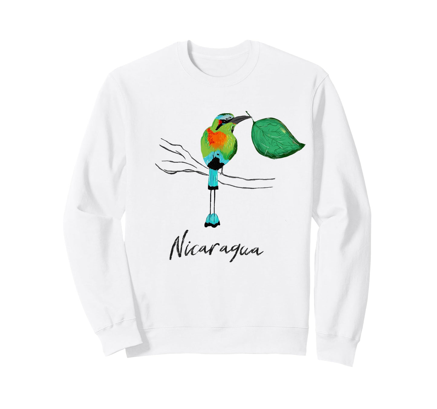Nicaragua Guardabarranco Colorful national bird shirt T-Shirt