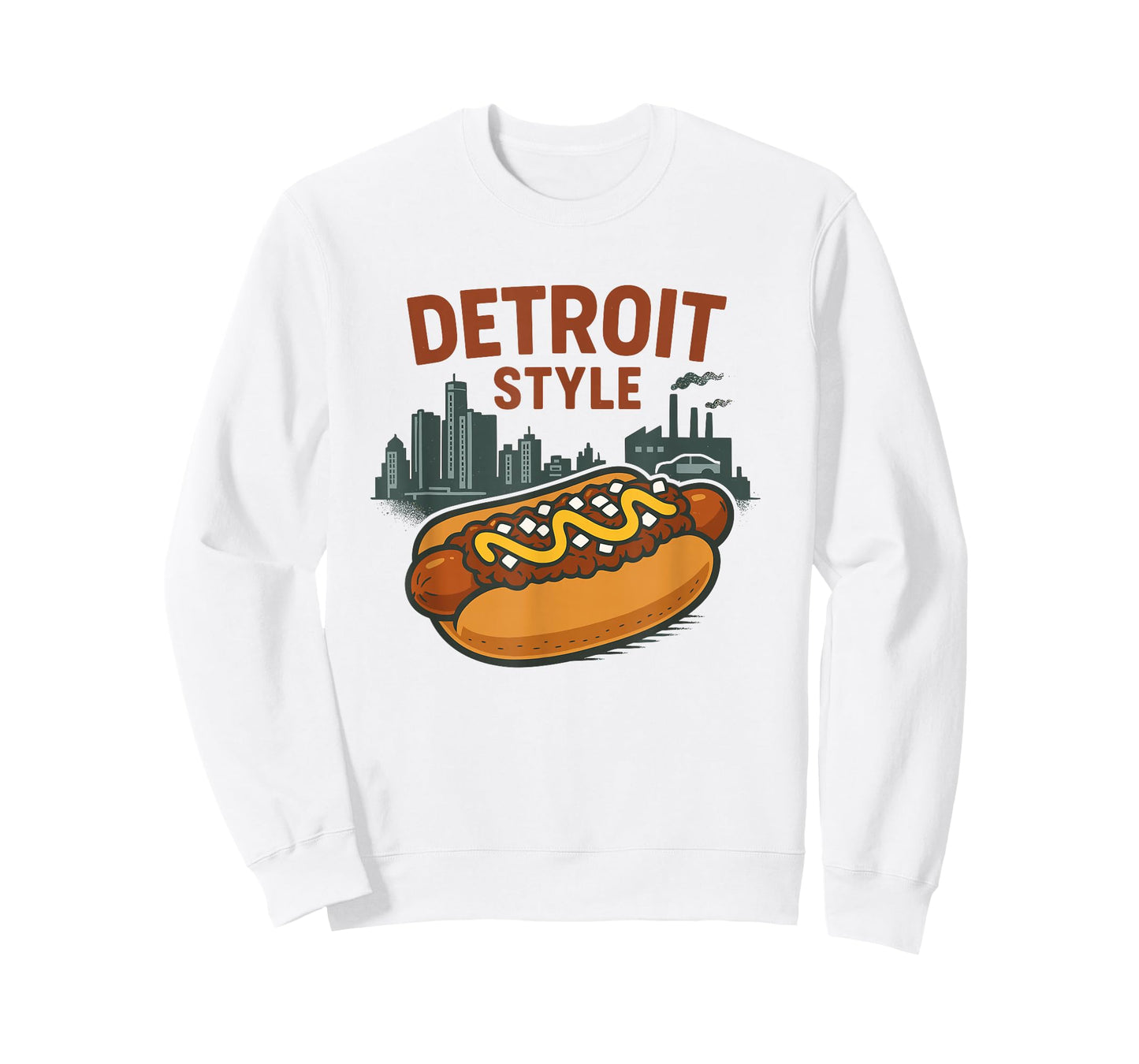 Detroit Style Hot Dog Funny Coney Dog Lover T-Shirt