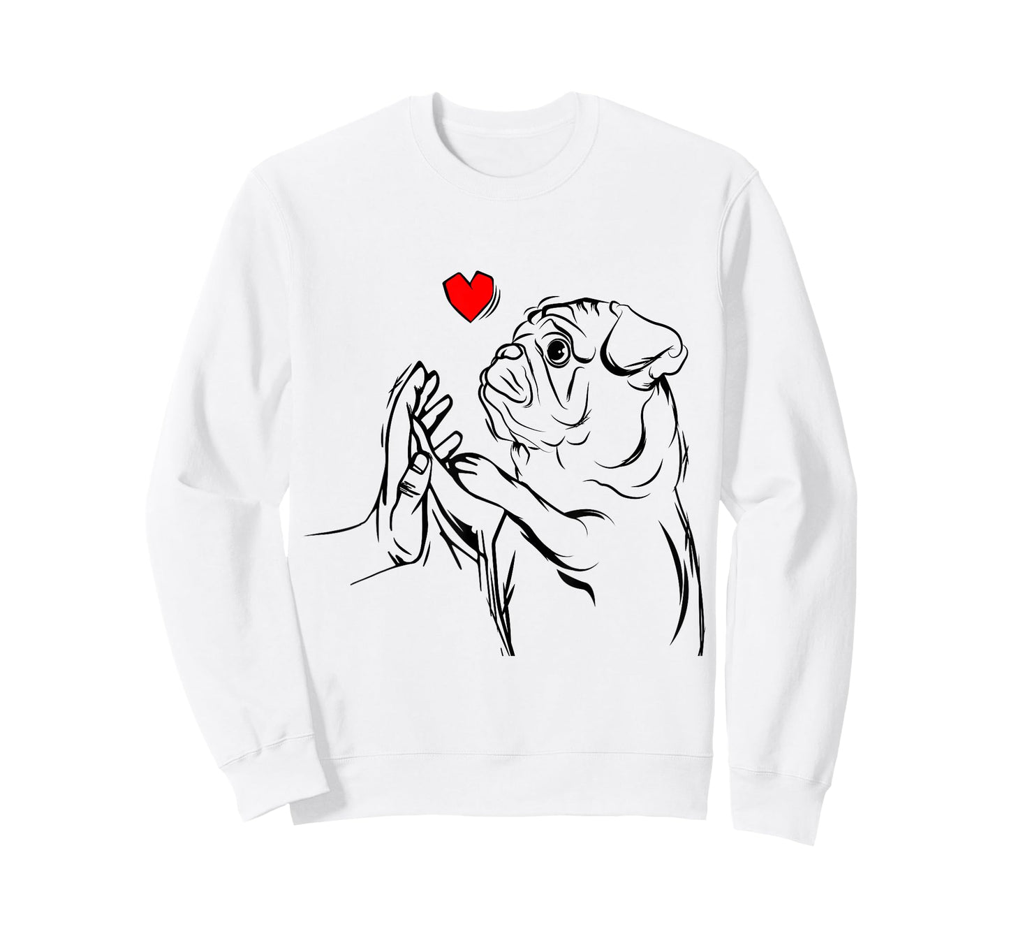 Pug Love Dog Holder Woman Gift Idea T-Shirt