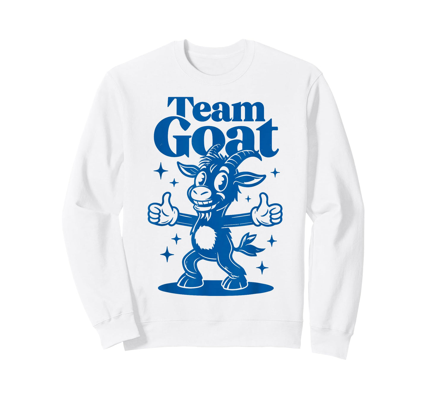 Team Goat Funny Cartoon Farm Party Retro Barn Animal Theme T-Shirt