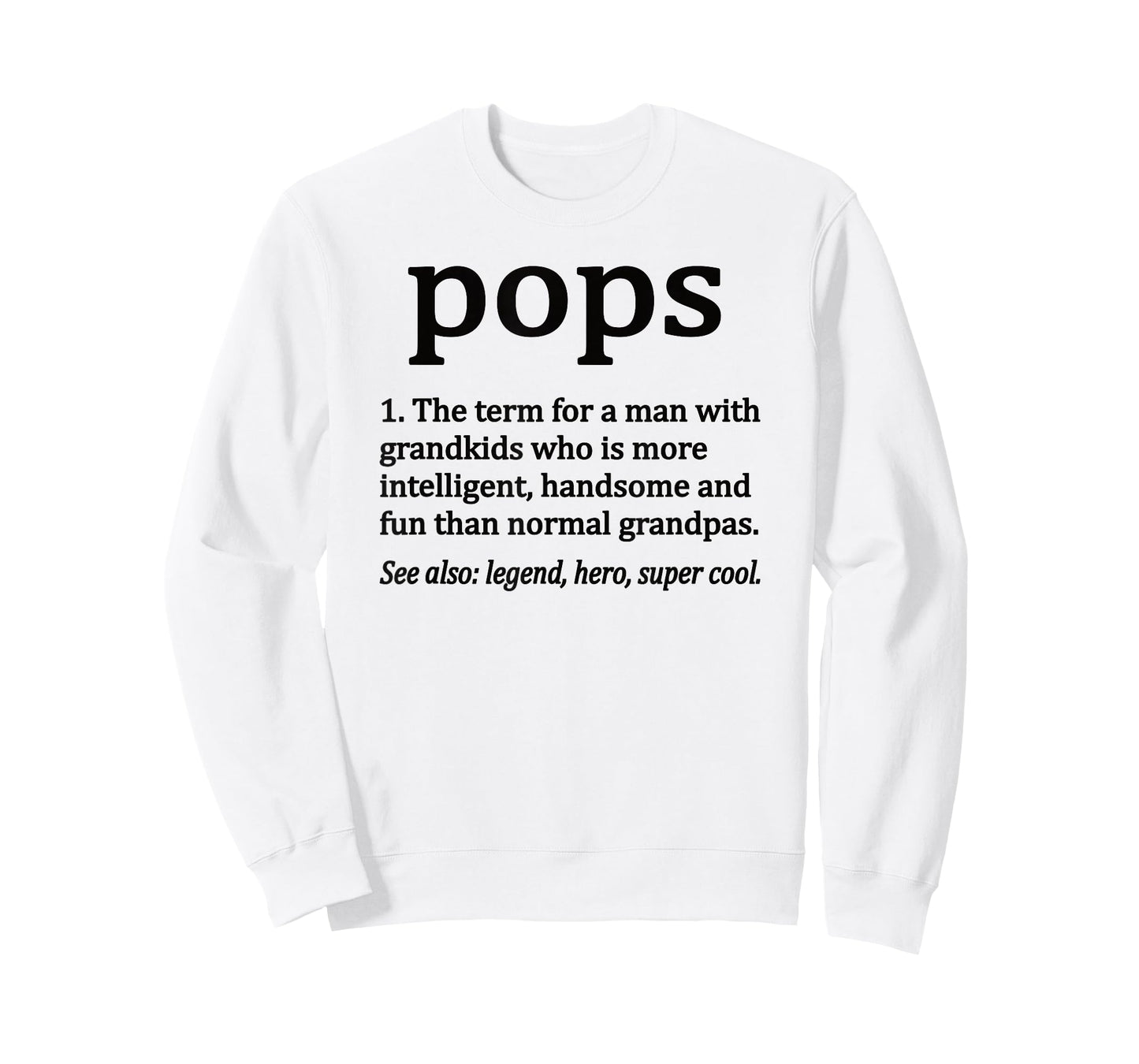 Pops Definition Funny Pops Grandpa T-Shirt