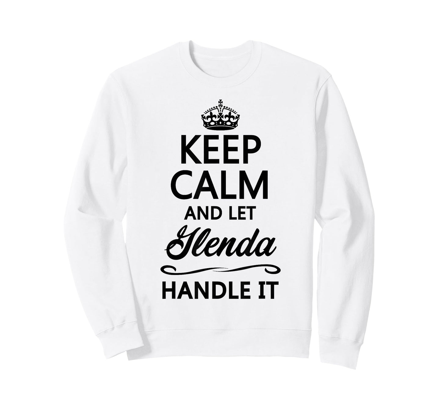 Keep Calm and Let Glenda Handle It Funny Name Gift T-Shirt