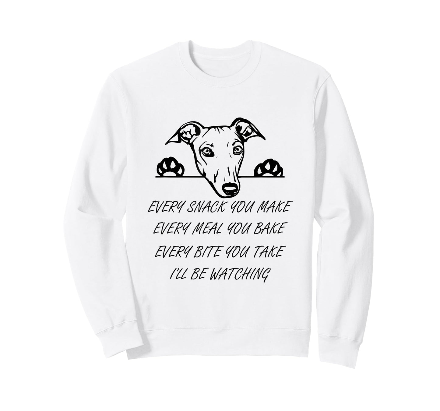 Every Snack You Bake Cute Italian Greyhound Whippet T-Shirt