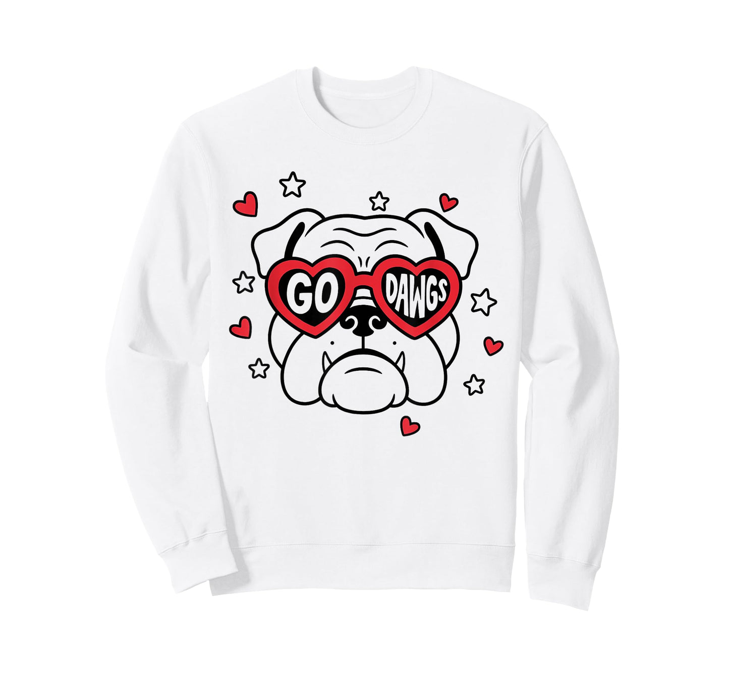 Awesome I Love Bulldogs, Go Dawg for Men Women Kids T-Shirt