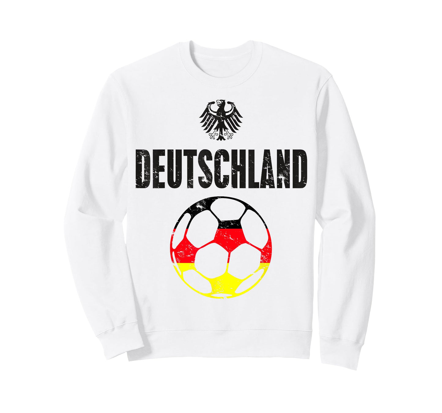 Germany Deutschland Football T-Shirt Soccer Flag German T-Shirt