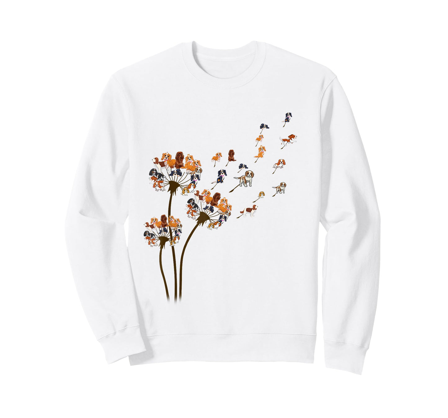 Cavalier King Charles Dandelion Funny Gift for Dog Lovers T-Shirt