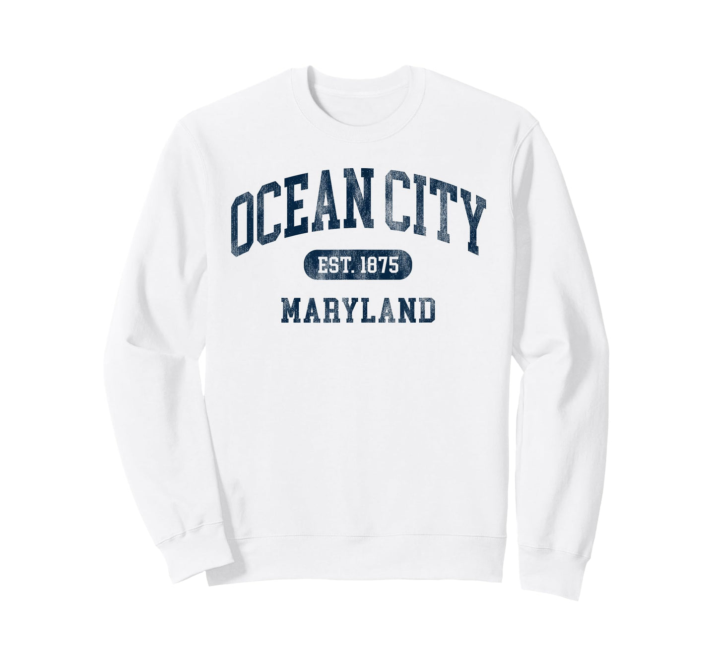 Ocean City Maryland Retro Preppy Throwback Souvenir T-Shirt