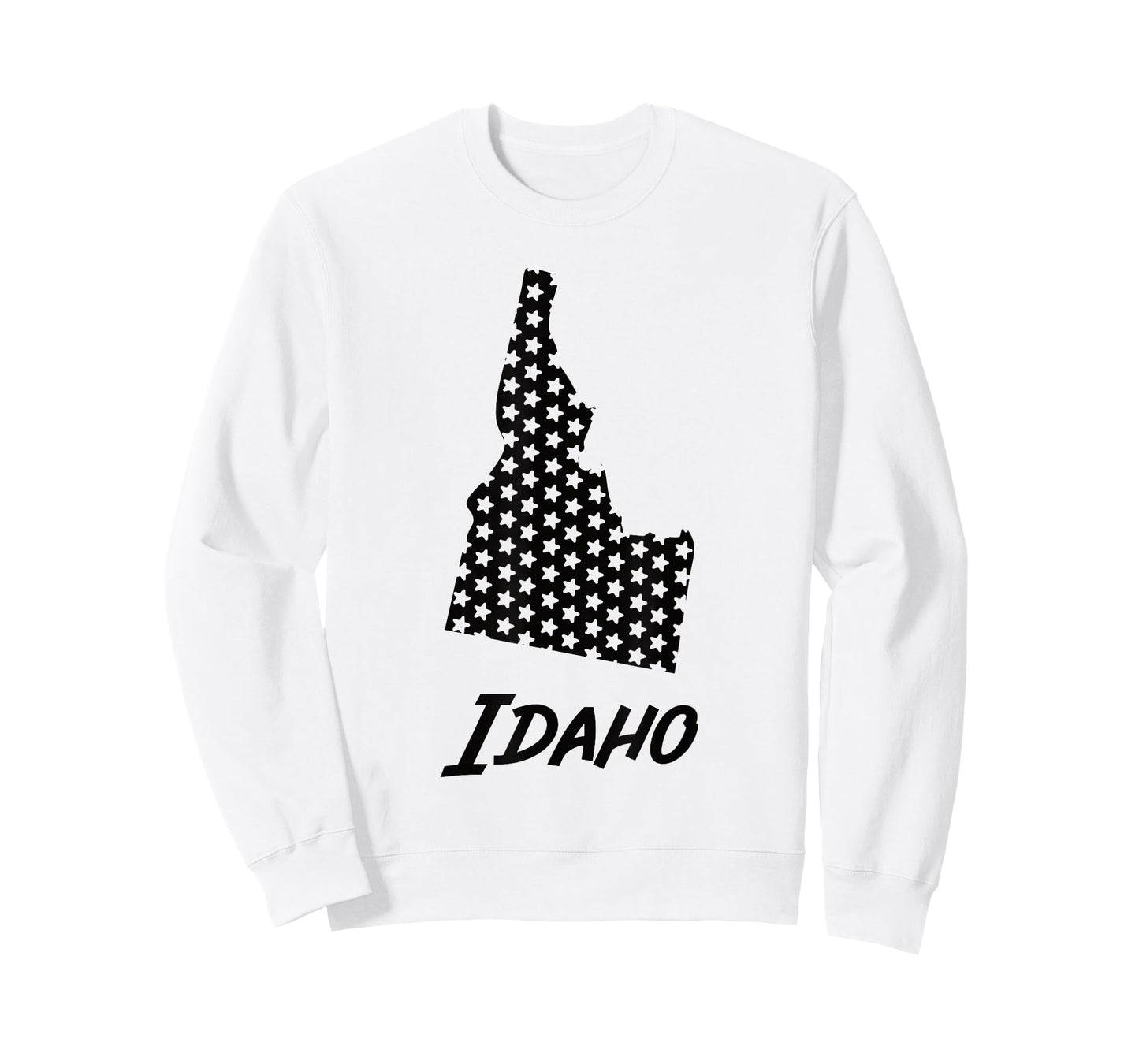 Idaho USA State Outline Stars Vintage Retro Design T-Shirt