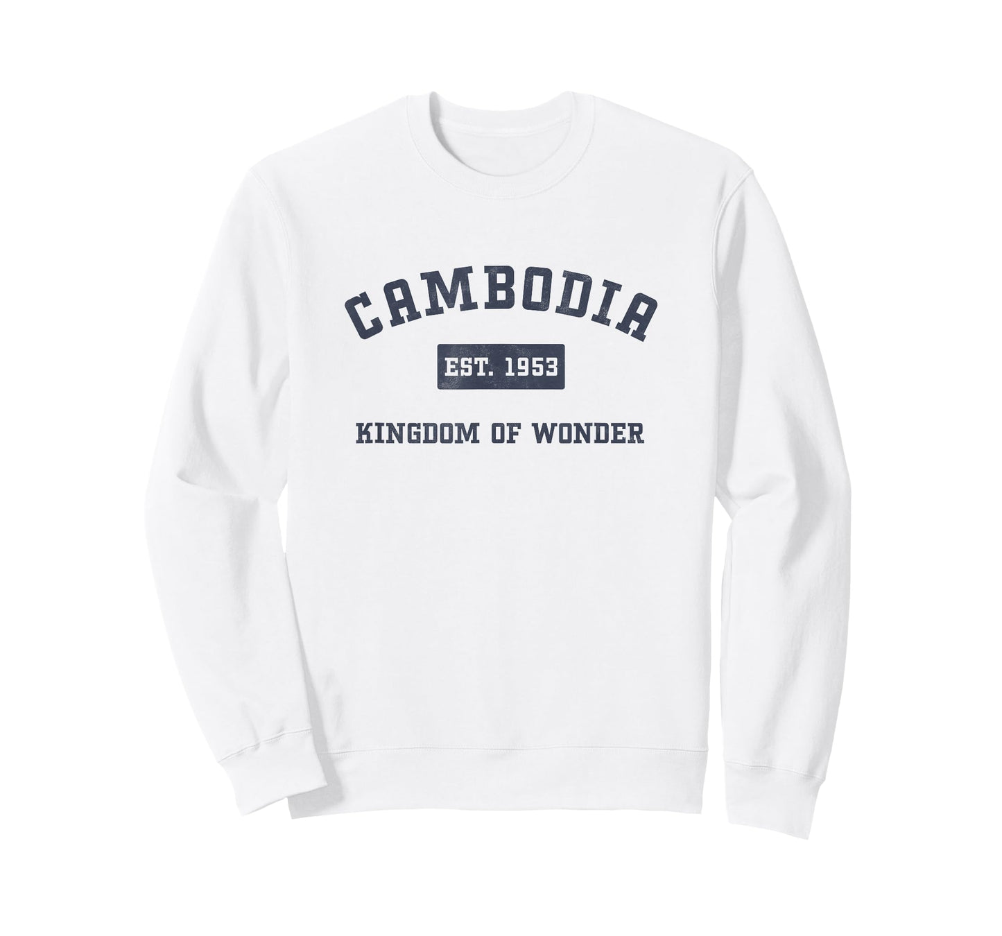 Varsity Script Khmer Kingdom of Wonder Cambodia T-Shirt