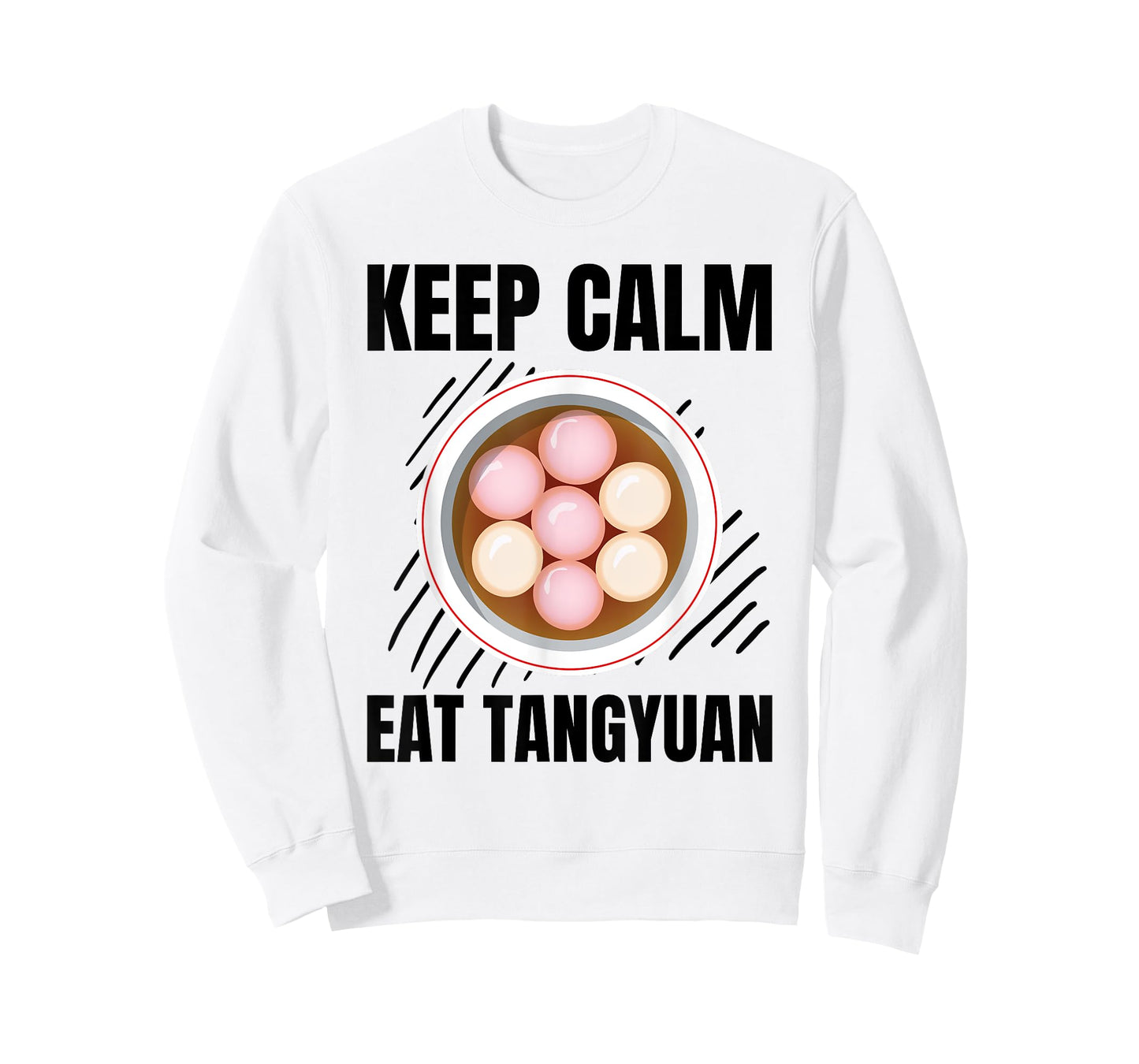Keep Calm Eat Tangyuan Vintage Grunge Tangyuan Lover T-Shirt