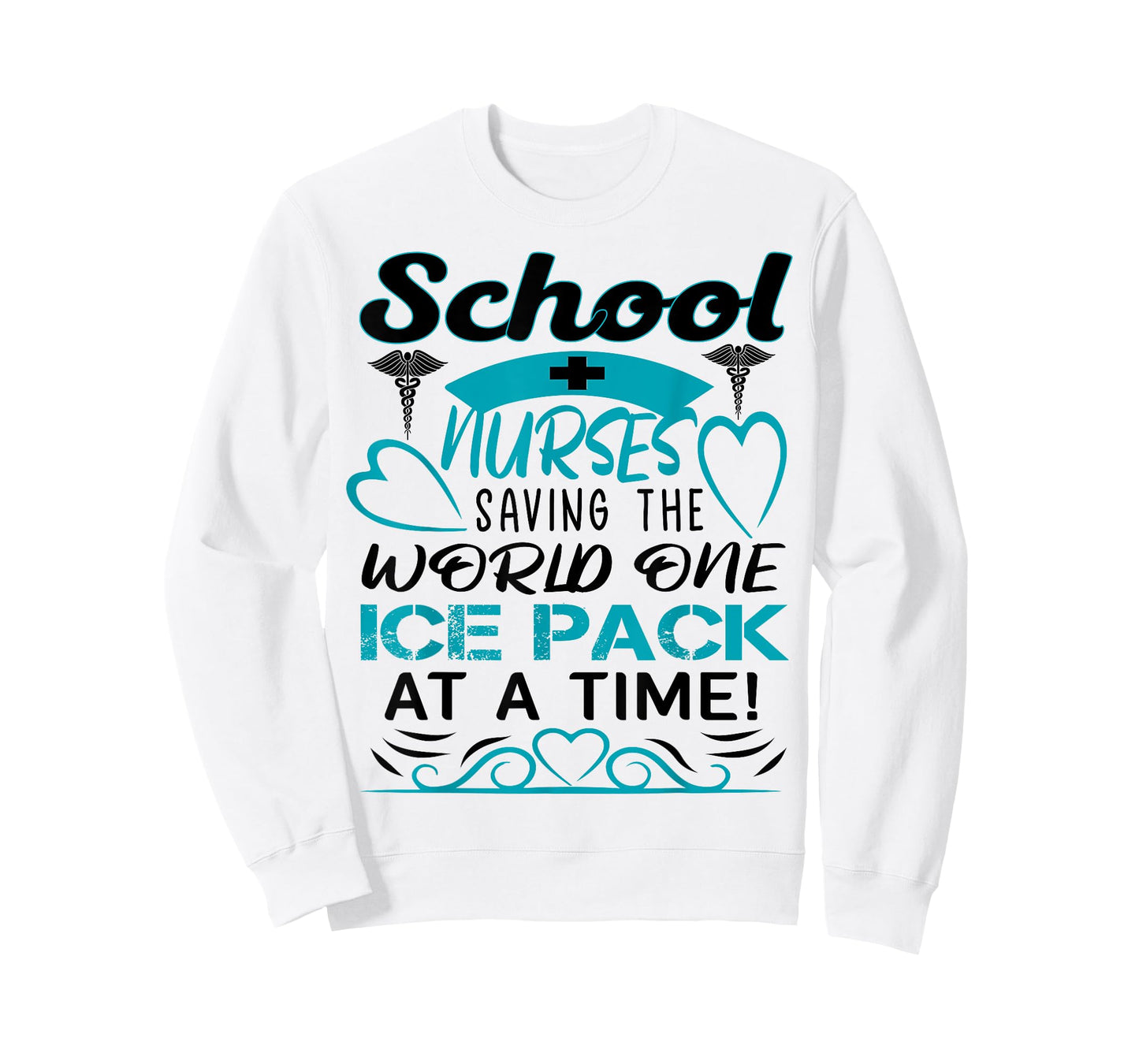 School Nurses Saving The World One Ice Pack at A Time T-Shirt