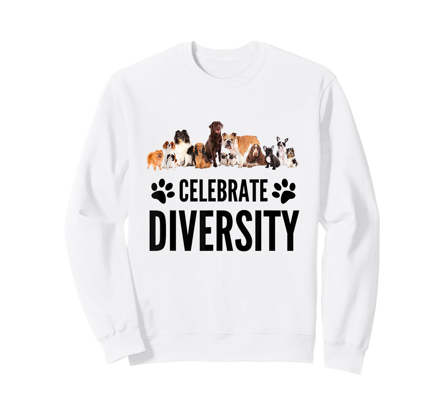 Dog Lover - Celebrate Diversity in Dogs - Funny Dog Slogan Men Women Girls Kids T-Shirt