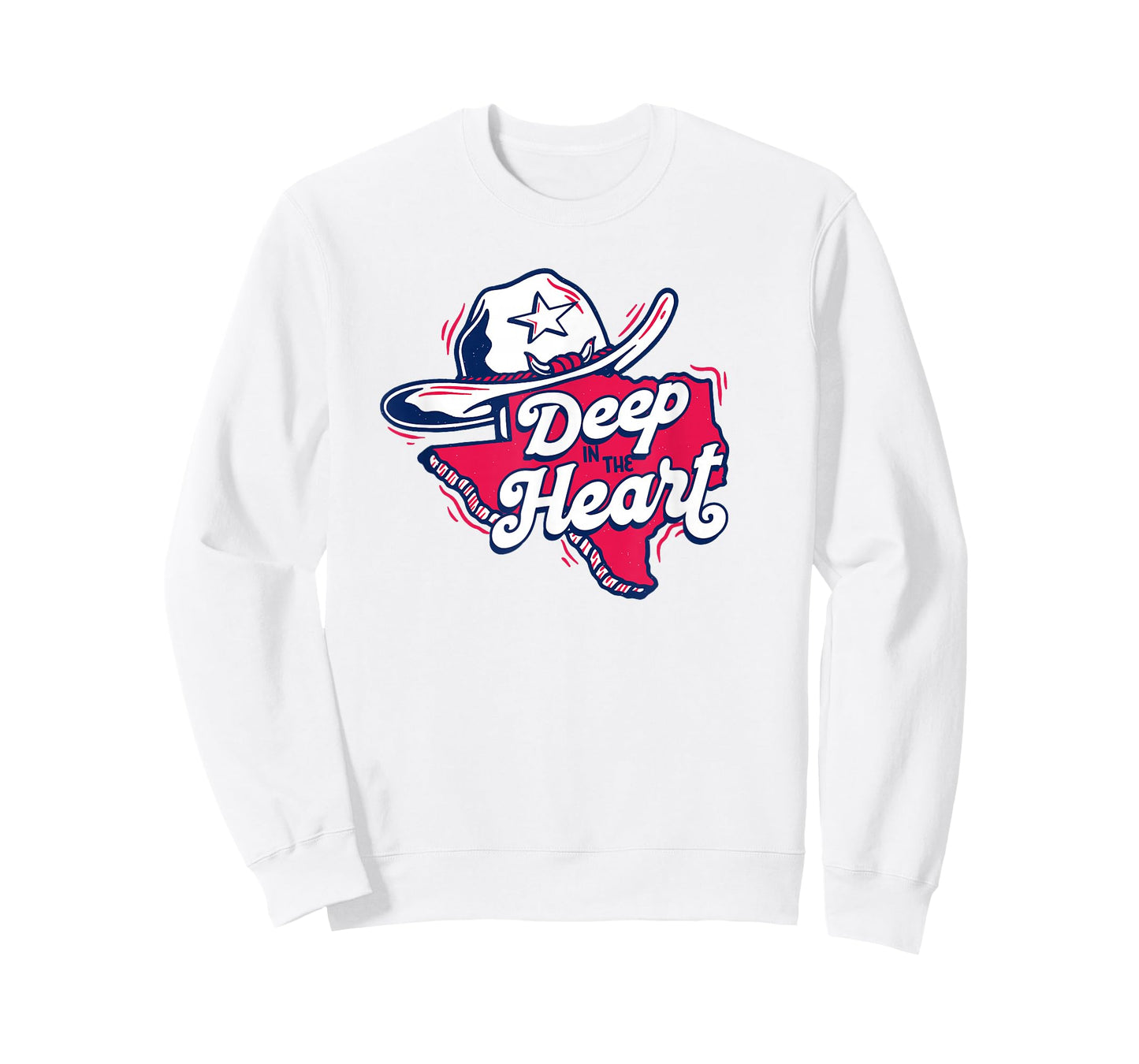 Deep in the Heart Vintage Texas Cartoon Proud Texan T-Shirt