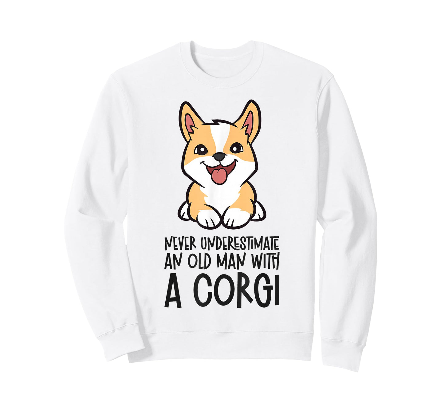 Never Underestimate An Old Man With A Corgi T-Shirt